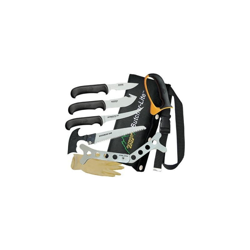 Lot de Couteaux Outdoor Edge Butcher Lite - 8pcs