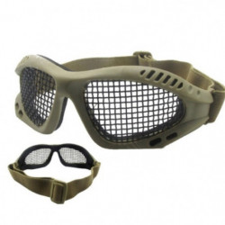 Lunettes Tac grillagées beige