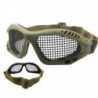 Lunettes Tac grillagées beige