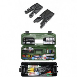 Malette à Outil S&T - 61cm Noire et Verte