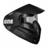 Masque Paintball One écran simple noir