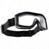 Masque tactique Bollé X1000 Noir double écran incolore