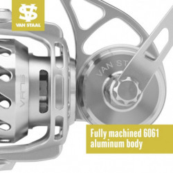 Moulinet spinning an Staal VR Series Bailed