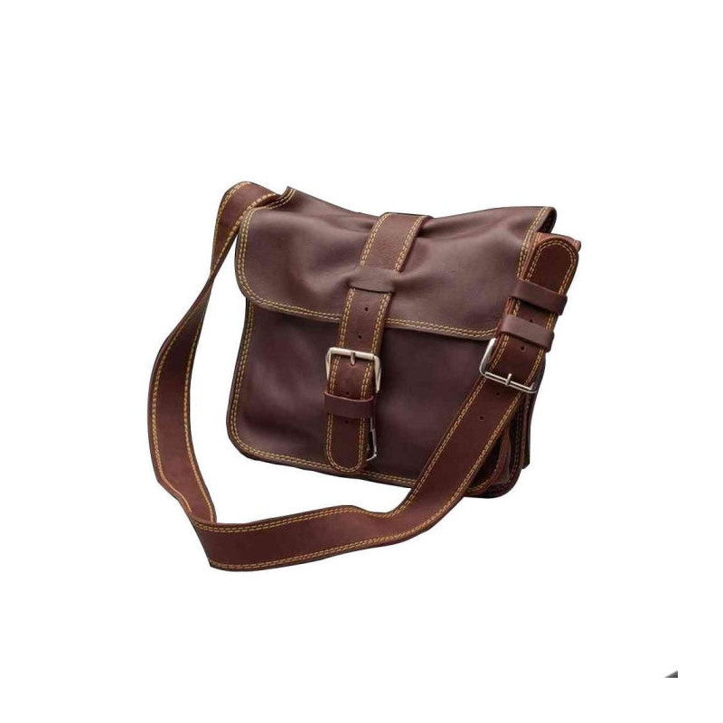 Musette de chasse Davide Pedersoli En cuir