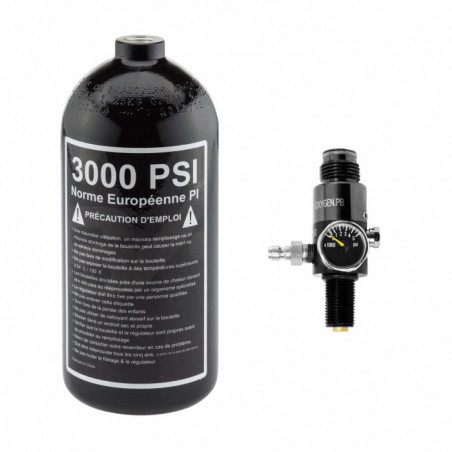 Pack bouteille alu 0,8L preset 3000 PSI