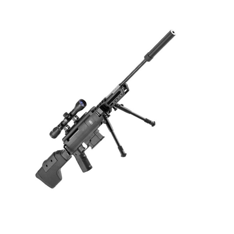 Pack Carabine à plomb Black Ops Type Sniper - Cal. 4.5