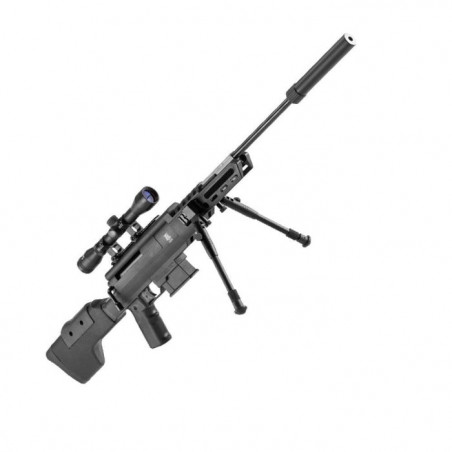 Pack Carabine à plomb Black Ops Type Sniper - Cal. 4.5