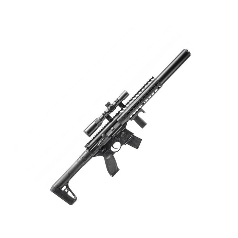 Pack Carabine à plombs Sig Sauer Mcx CO² Lunette 1-4x24 WR - Cal. 4.5