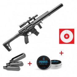 Pack Carabine à plombs Sig Sauer Mcx CO² Lunette 1-4x24 WR - Cal. 4.5