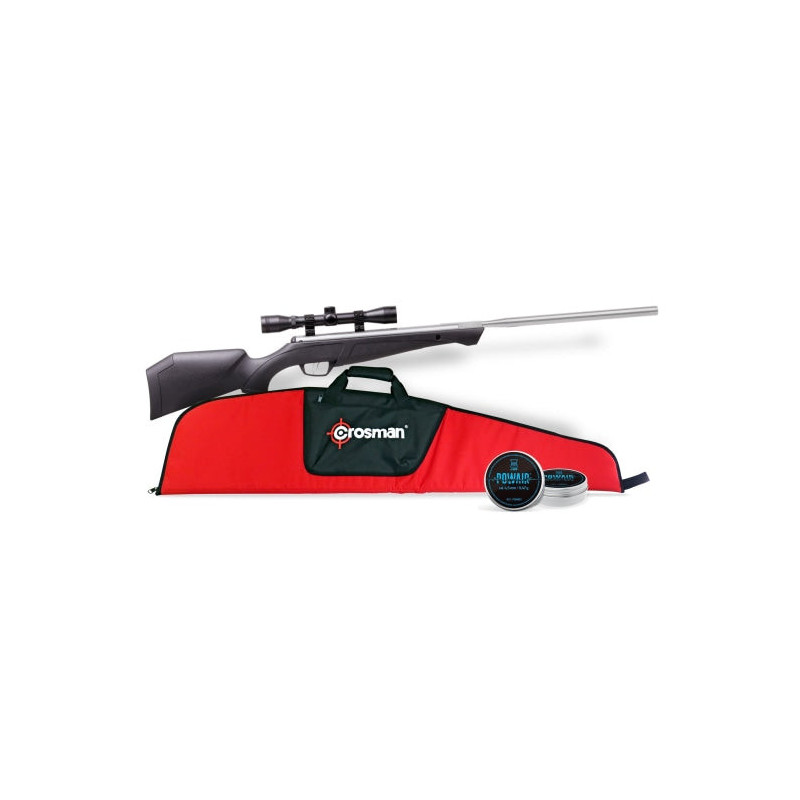 Pack Carabine Crosman Silverfox - Cal. 4.5