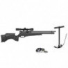 Pack Carabine PCP BSA Scorpion Lunette 3-9x40 Boite de plombs Pompe