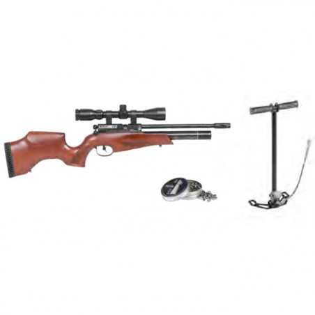 Pack Carabine PCP BSA Scorpion Lunette 3-9x40 plombs Tuyau de remplissage