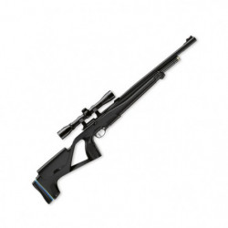 Pack carabine PCP Stoeger XM1 lunette 4x32 avec bipied et fourreau - Cal. 5.5