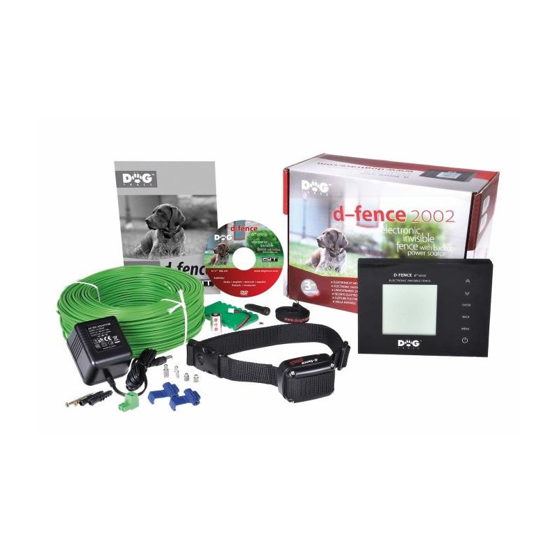 Pack clôture électronique anti-fugue d-fense 2002 Dog Trace