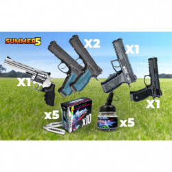 Pack de 5 Pistolets ASG Summer Pack Five
