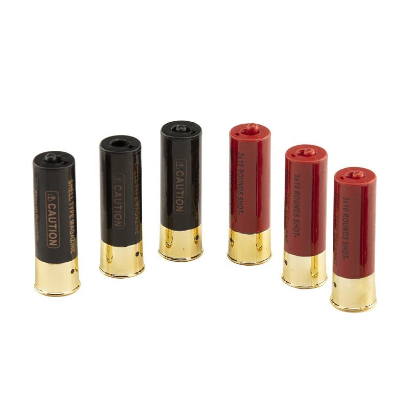 Pack de 6 cartouches 30 billes BO Manufacture pour Fusil à pompe STF12