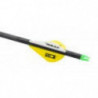 Pack de 6 Flèches Carbone Shoot Again ICS hunter - 73.6 cm