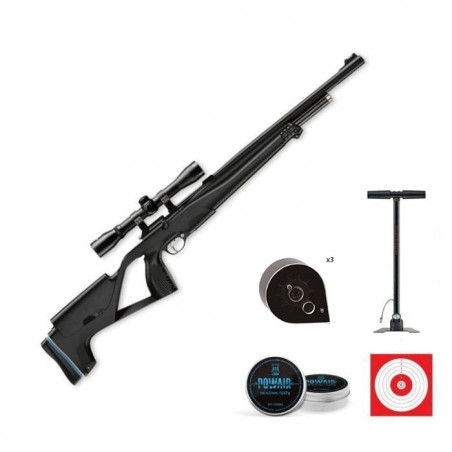 Pack Noël Suprême carabine PCP Stoeger XM1 et lunette 4x32- Cal. 4.5