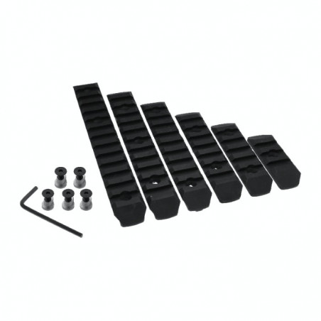 Pack Rail JJ Airsoft Keymod - 6 pcs