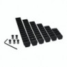 Pack Rail JJ Airsoft M-LOK en polymère - 6 pcs