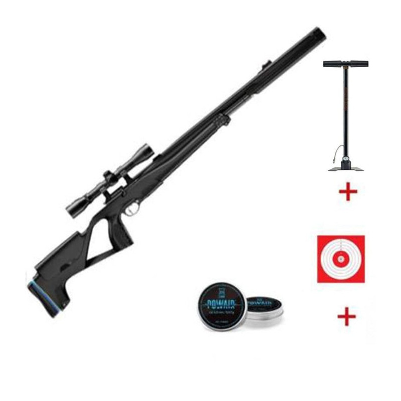 Pack Suprême Carabine à plomb PCP Stoeger XM1 S4 Suppressor accessoires - Cal. 4.5