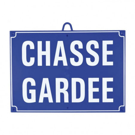 Panneau de signalisation Januel Chasse gardée