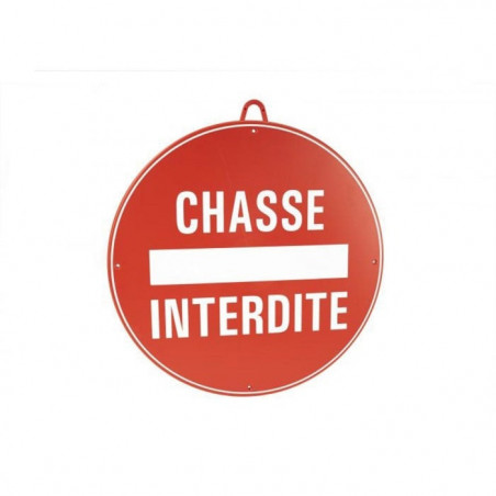 Panneau de signalisation Januel Chasse interdite