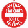 Panneau de signalisation Januel Défense de stationner - Diam. 28 cm