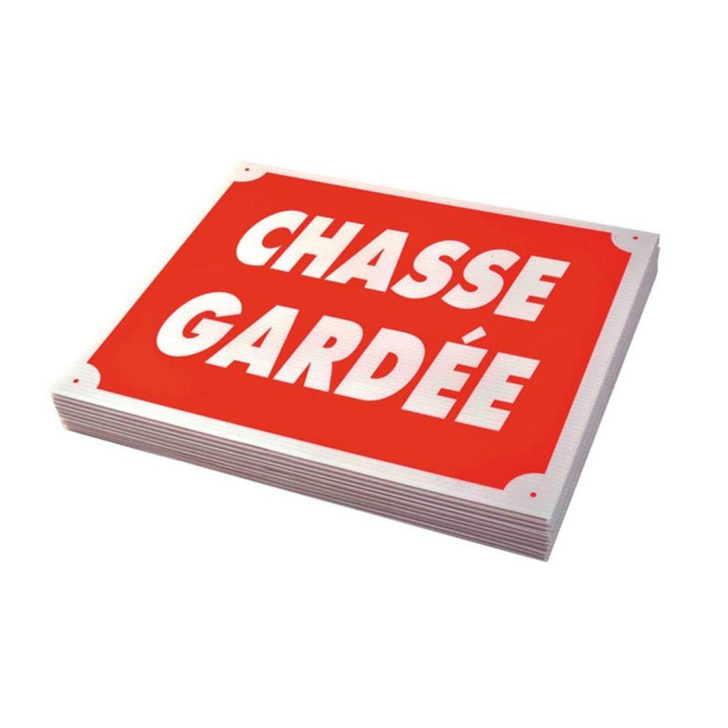 Panneau Plastique Stepland Chasse Gardée