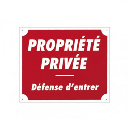 Panneau Plastique Stepland Propriété Privé