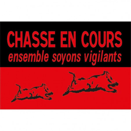 Panneau Stepland Chasse en cours
