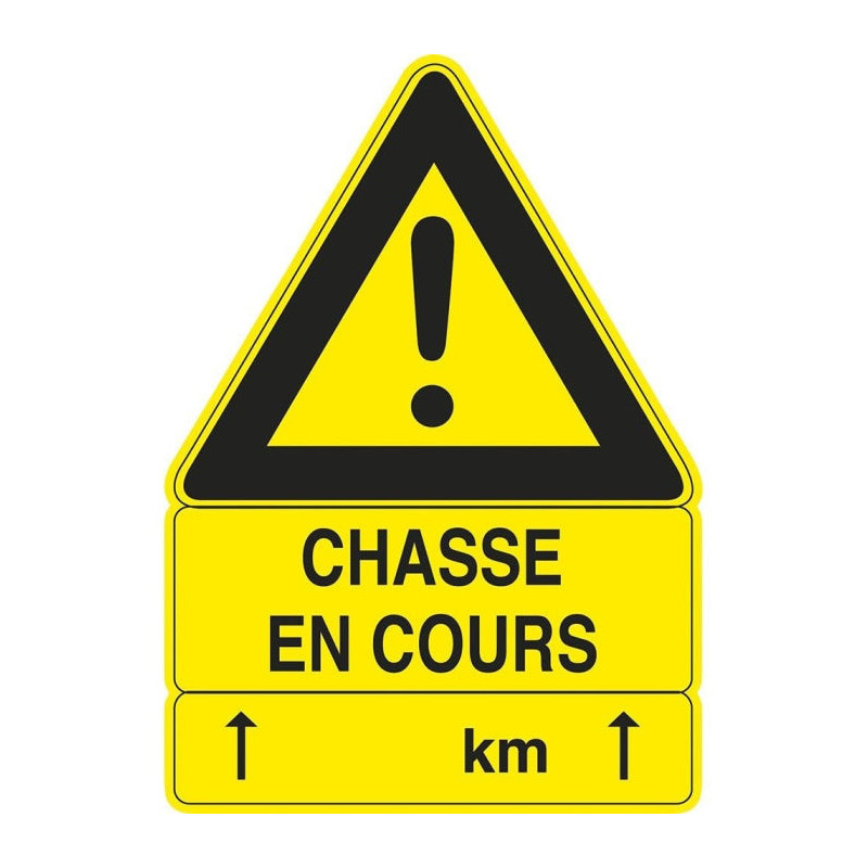 Panneaux Akilux Europarm " Chasse en cours " 100 x 70 cm