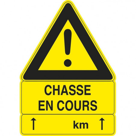 Panneaux Akilux Europarm " Chasse en cours " 100 x 70 cm