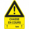 Panneaux Akilux Europarm " Chasse en cours " 100 x 70 cm