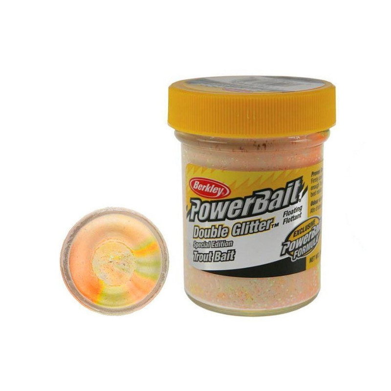Pâte a Truite Berkley PowerBait Double Glitter Twist