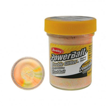 Pâte a Truite Berkley PowerBait Double Glitter Twist