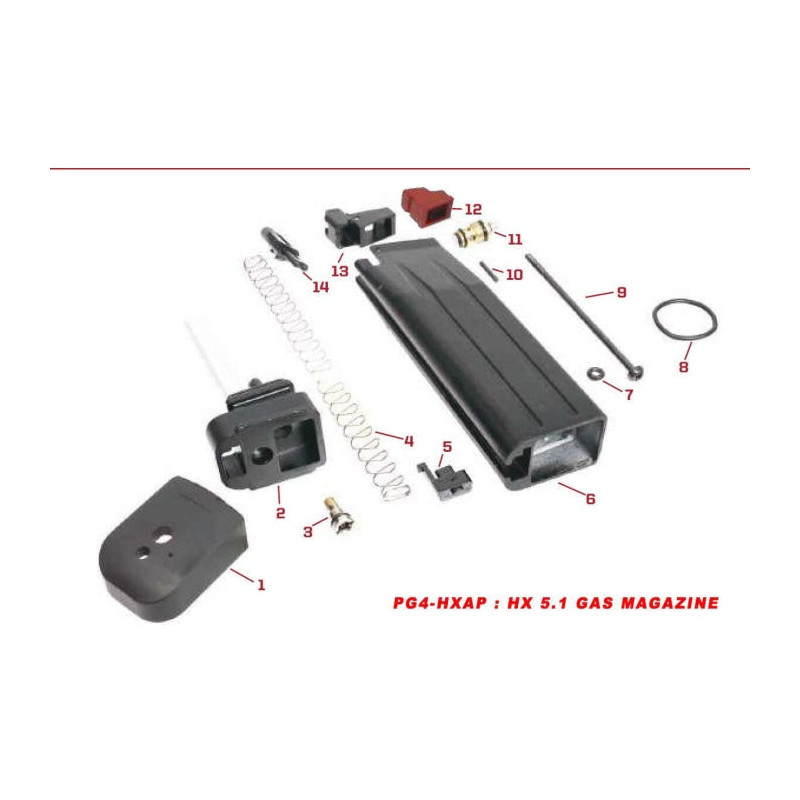 Pièces origine pour chargeurs gaz série HX