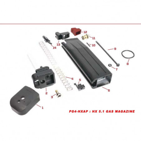 Pièces origine pour chargeurs gaz série HX