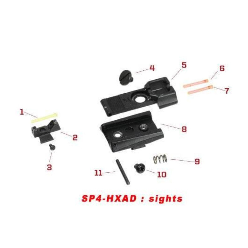 Pièces origine sight pour série HX