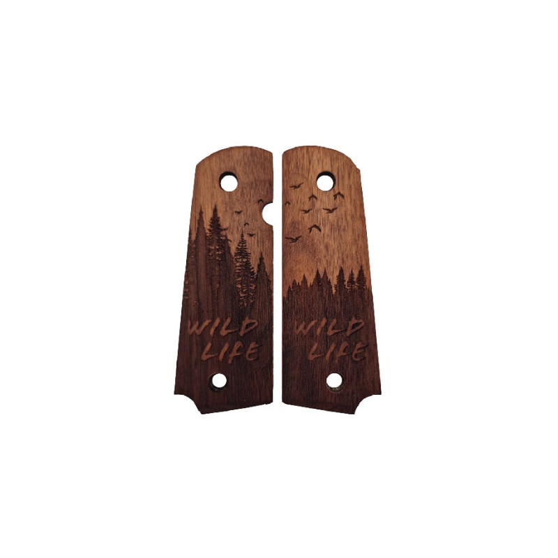 Plaquette bois Cybergun pour 1911