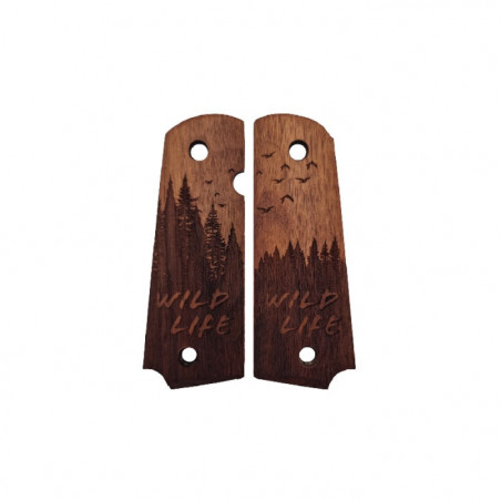 Plaquette bois Cybergun pour 1911
