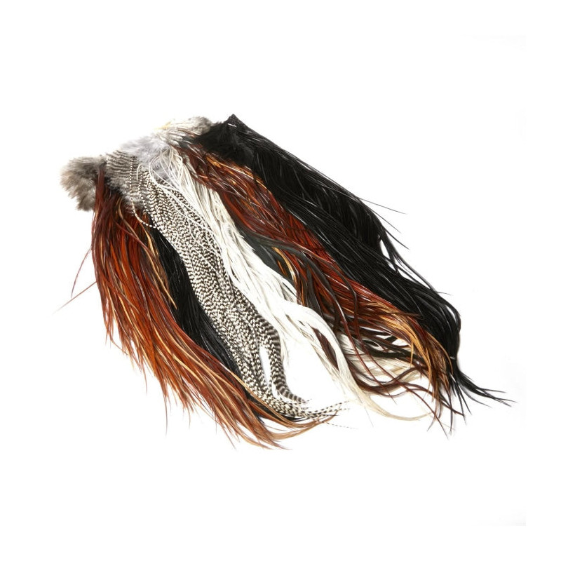 Plumes demi Microbarb Whiting Bronze