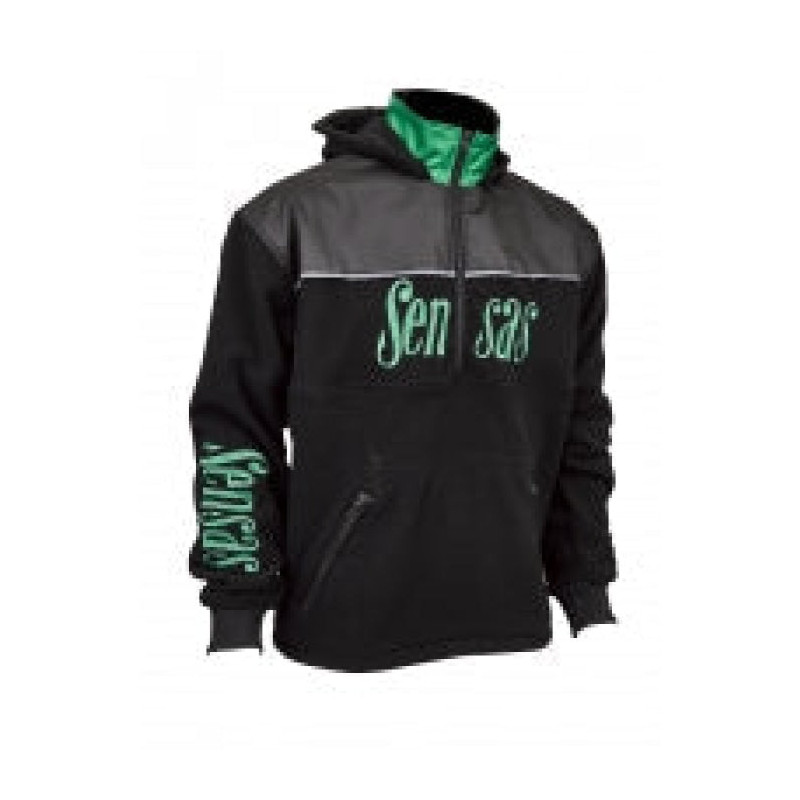 Polaire Sensas Club Bicolore - Noir et Vert - 3XL