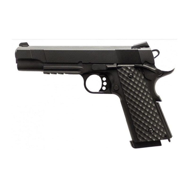 Réplique GBB 1911 MEU Rail Raven full metal gaz 1,0J