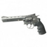 Révolver à plomb Dan Wesson chrome mat 6" CO2 - Cal 4.5 BB's