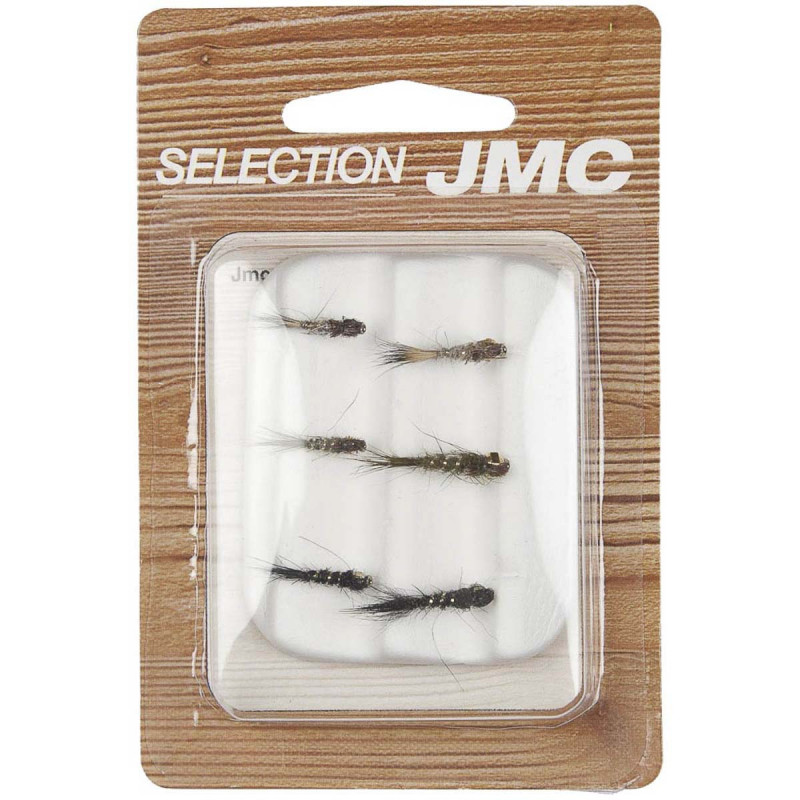 Sélection mouches MDC Nymphes Tungstène - Par 6