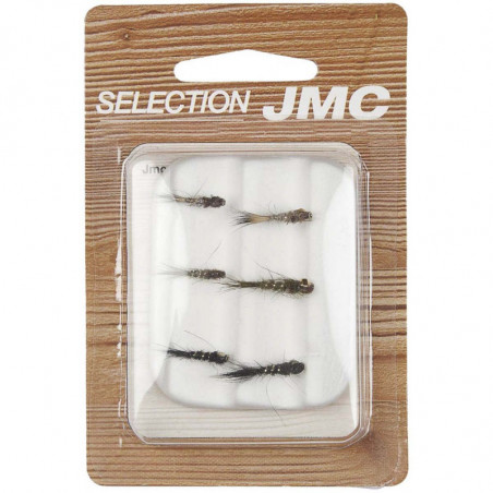 Sélection mouches MDC Nymphes Tungstène - Par 6