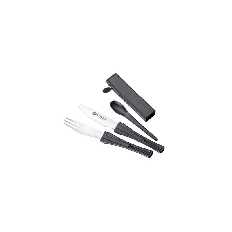 Set 3 Couverts Boker Cuisine Snac Pac Black