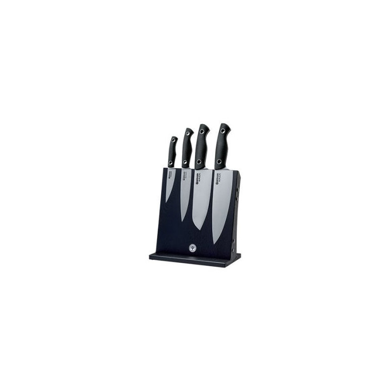 Set de 4 Couteaux Boker Saga avec Bloc