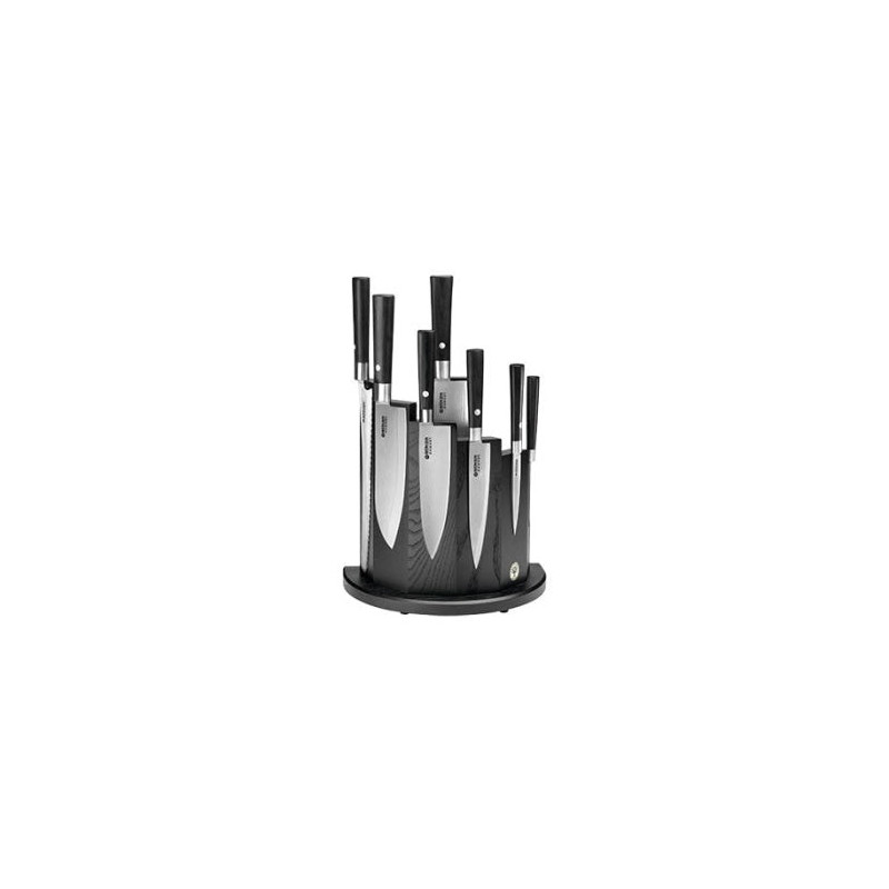 Set de 7 Couteaux Boker Cuisine Damas avec 1 Bloc